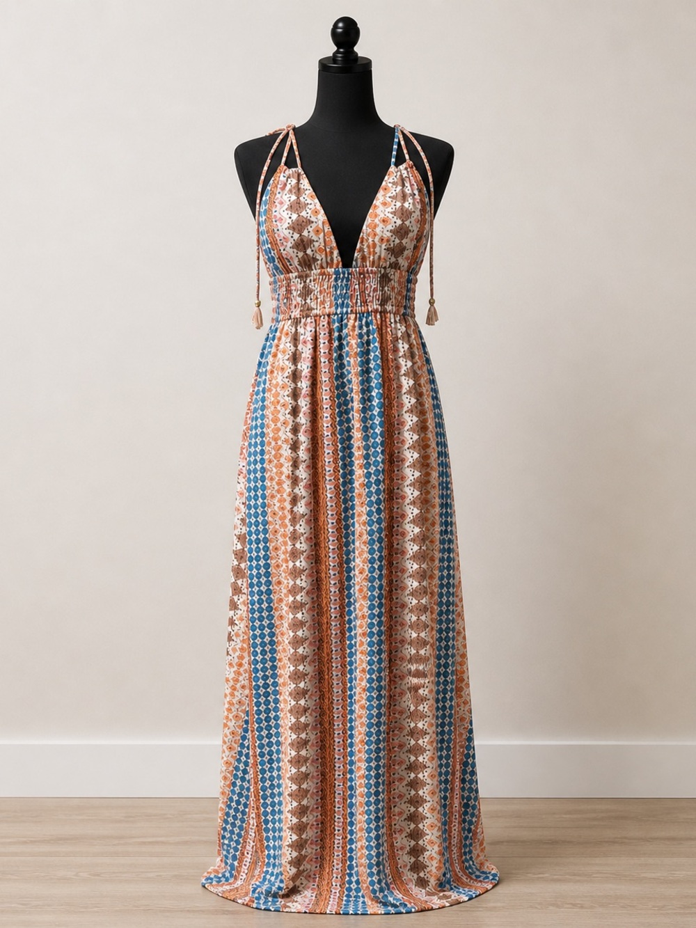 Lulus Boho Maxi Dress Size S | Original Owner | Flowy Summer Festival Dress